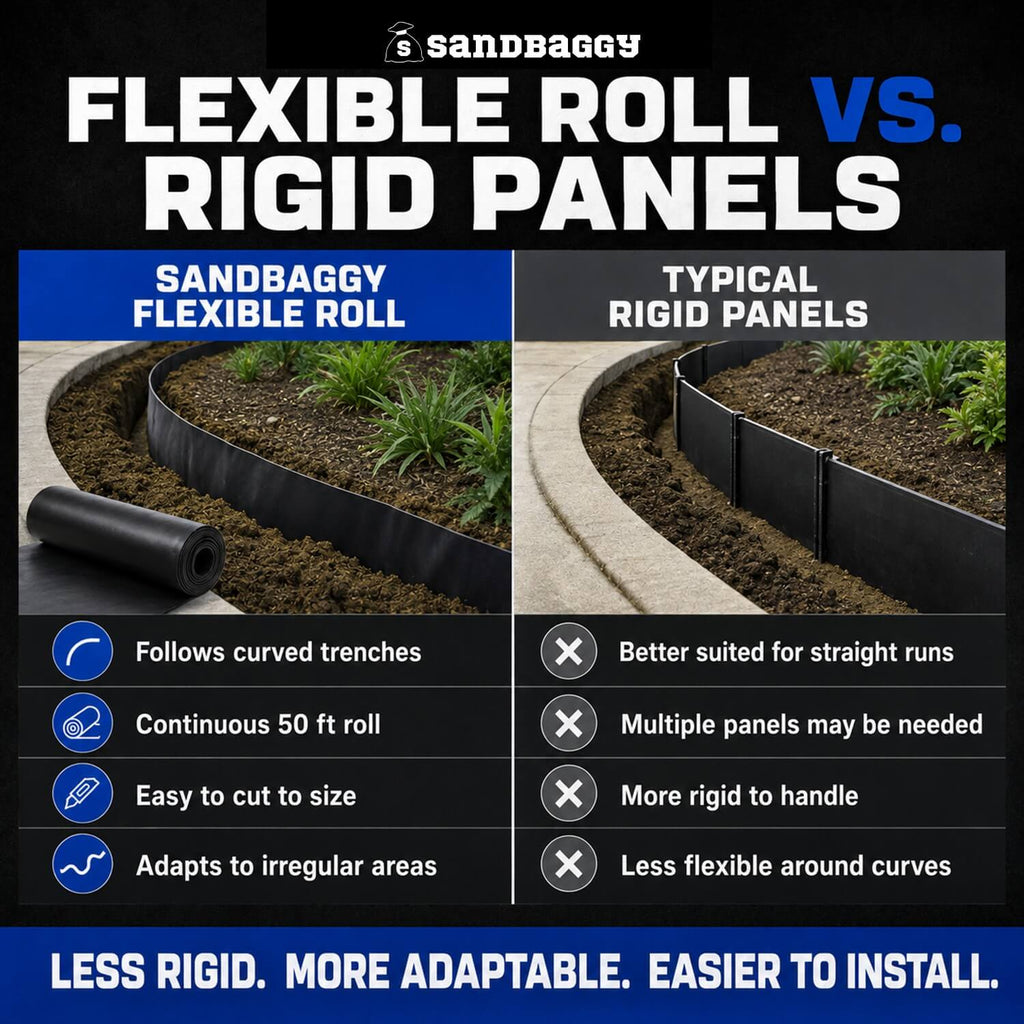 18" x 50' Root Barrier Fabric Roll | 30 Mil HDPE