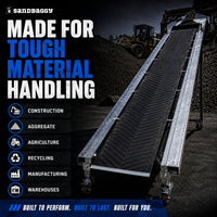 32 in x 10 ft chevron conveyor belt
