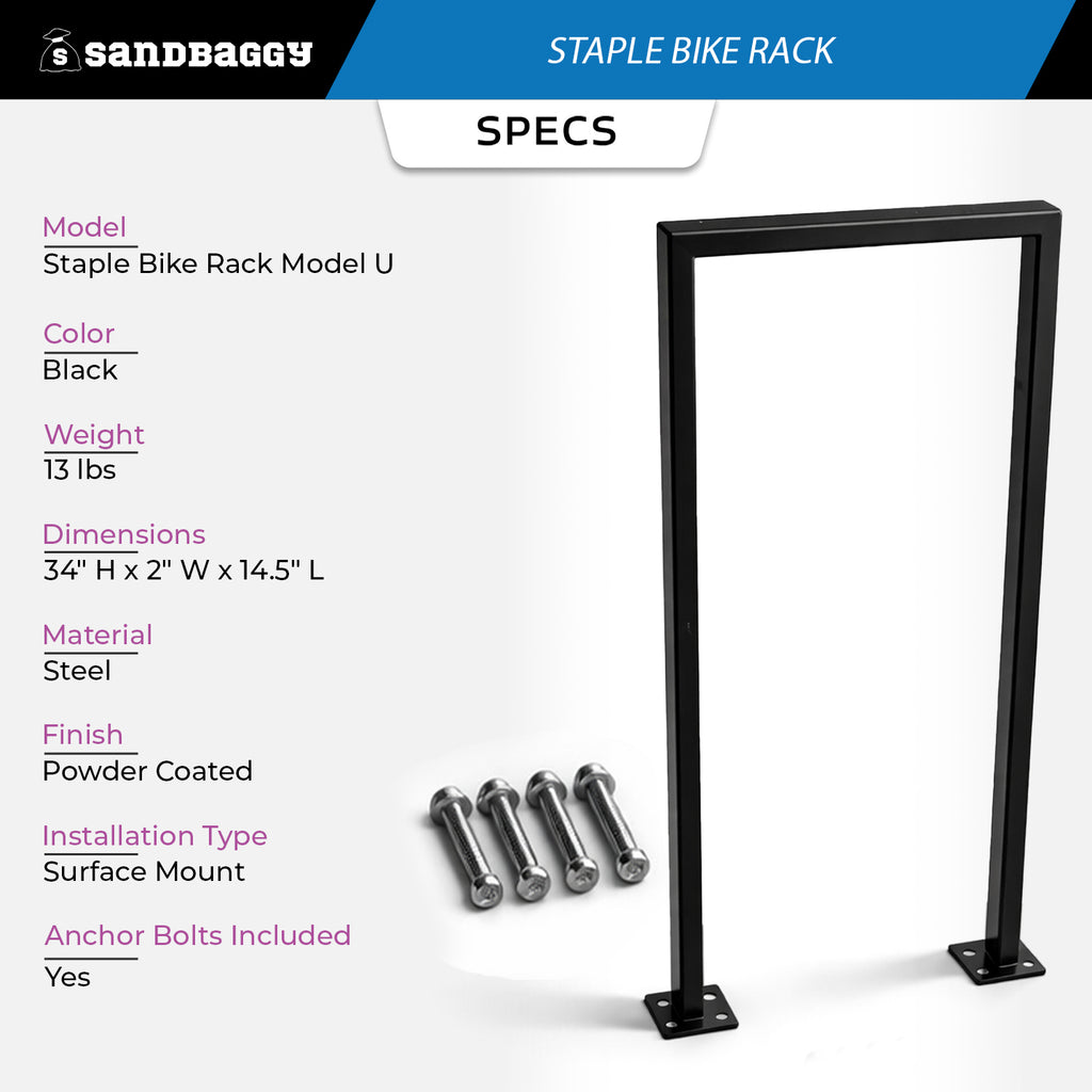 Model U Staple Bike Rack