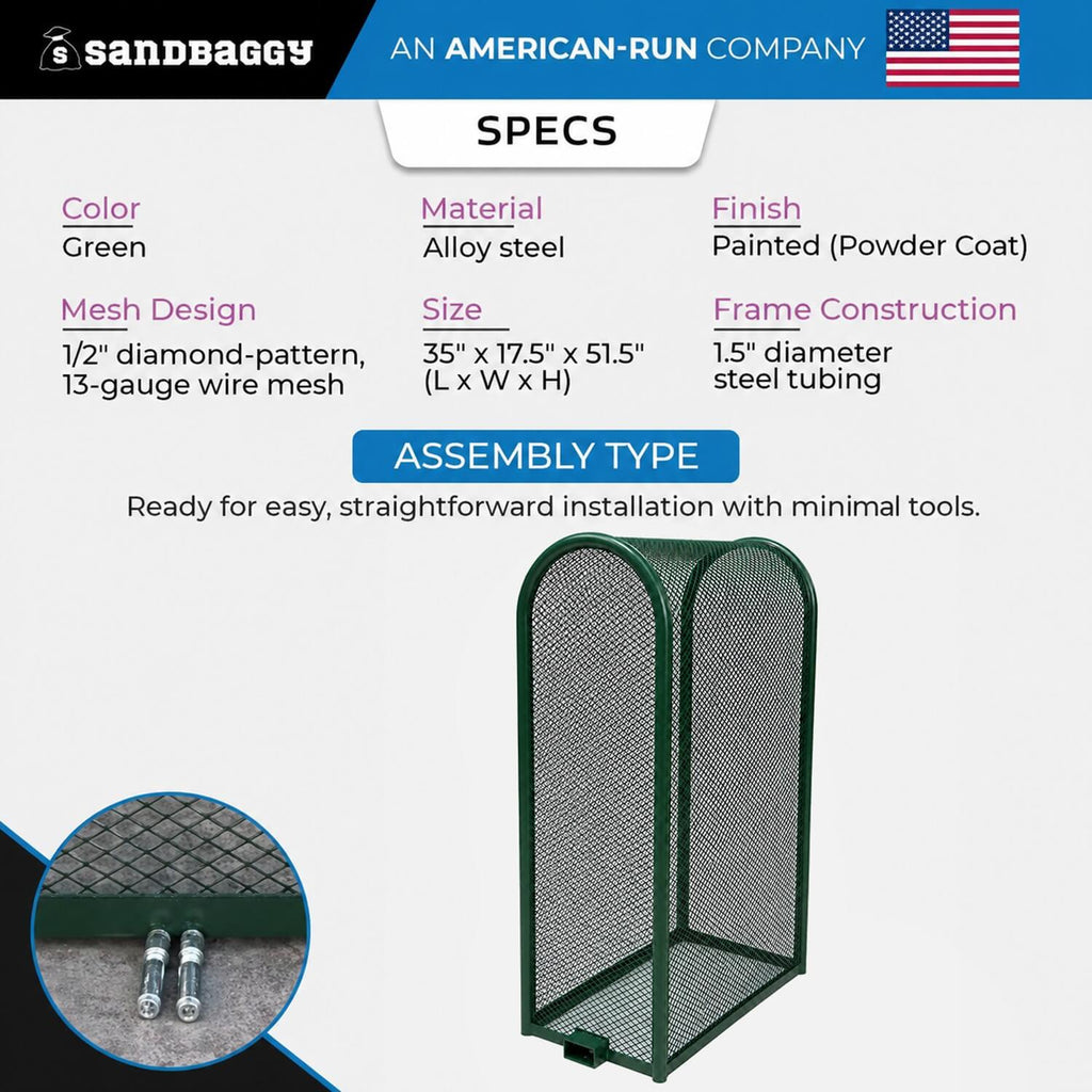 35x17.5x51.5 security backflow cage