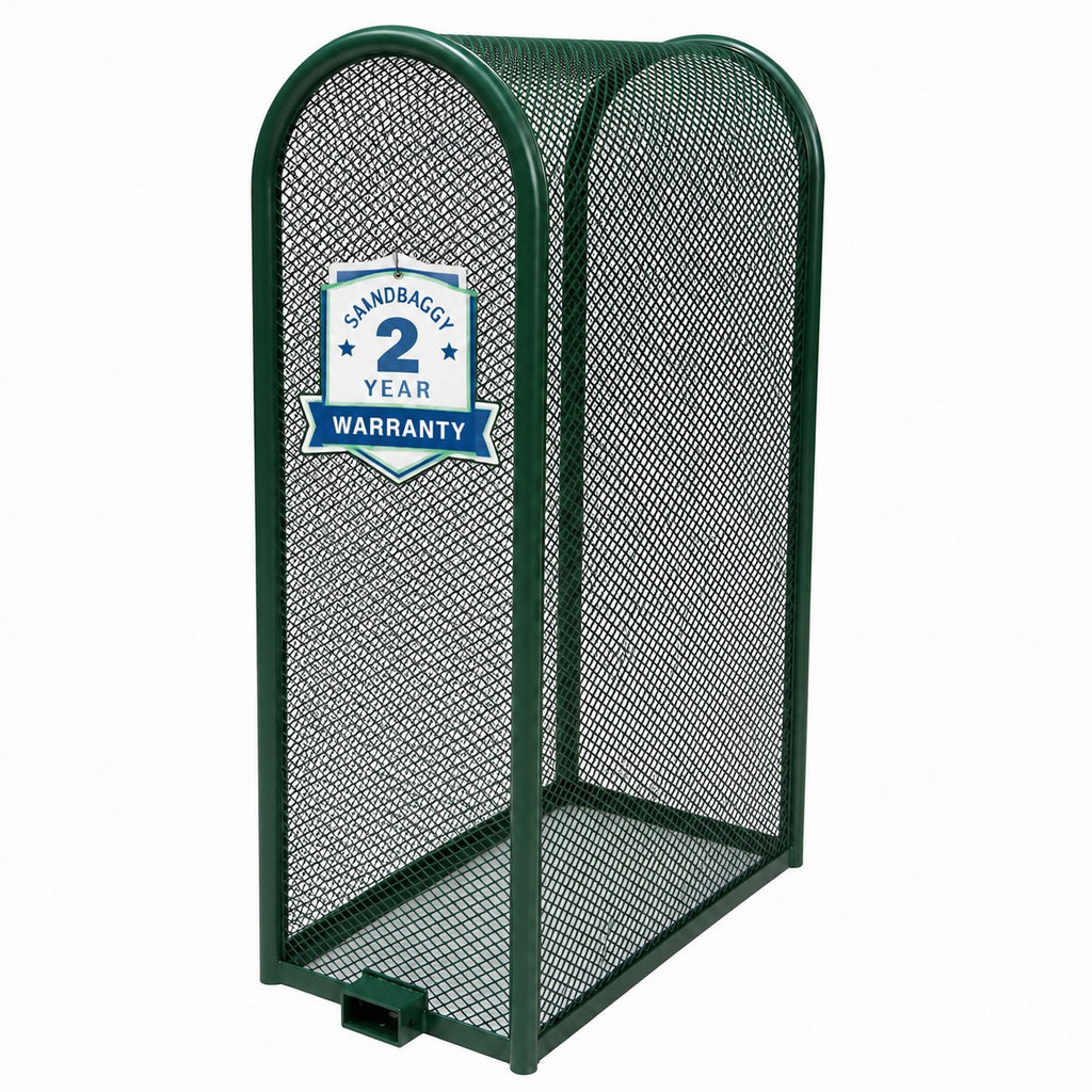 35"x17.5"x51.5" Backflow Security Cage – Backflow Preventer Enclosure (Green)