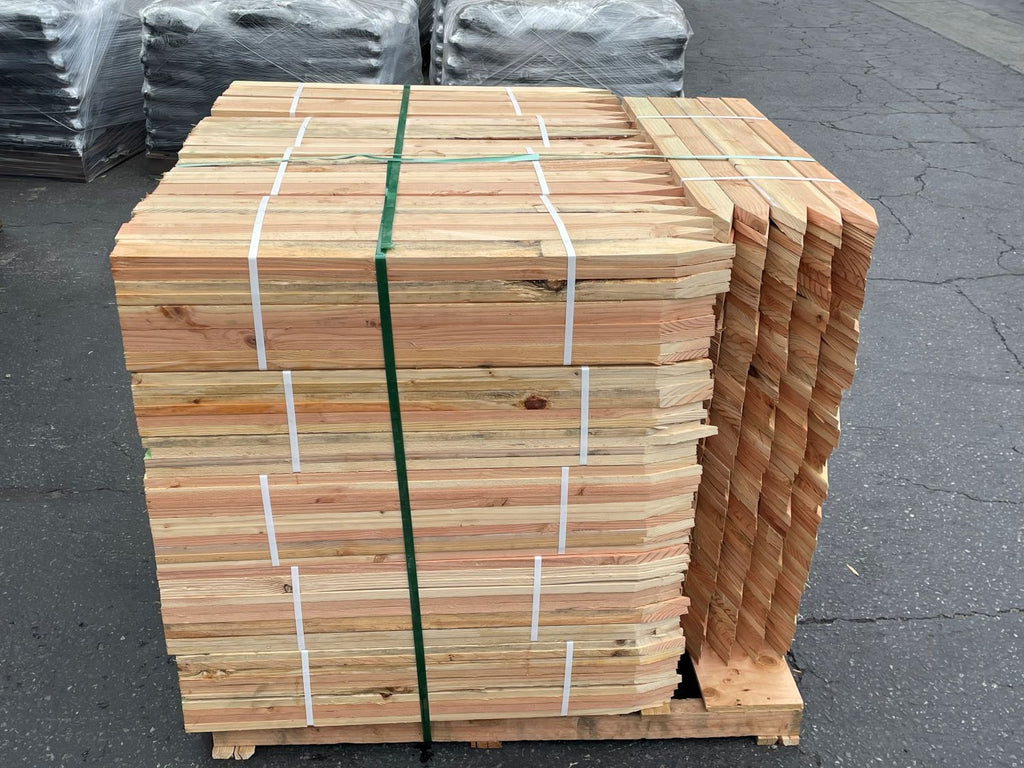 Pallet qty 3 ft wooden stakes for concrete forms 