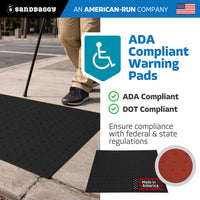 36x48 Black ADA Warning Pads