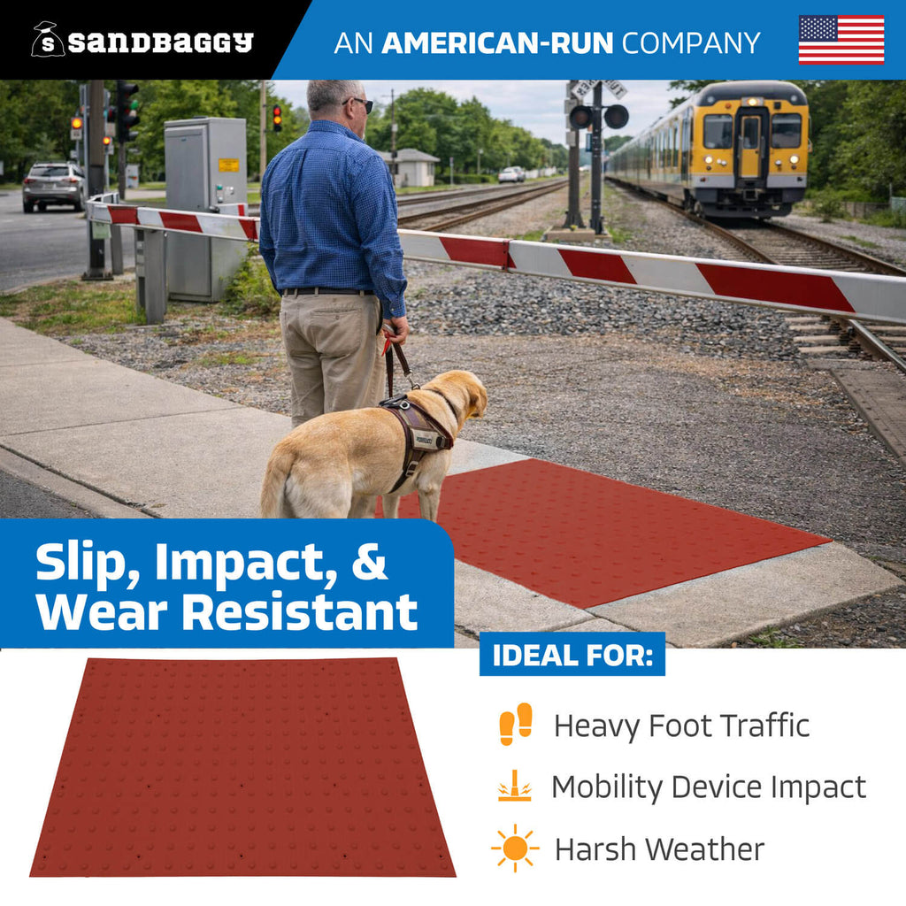 36x48 Red ADA Warning Pads