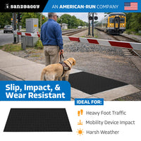 36x60 Black ADA Warning Pads