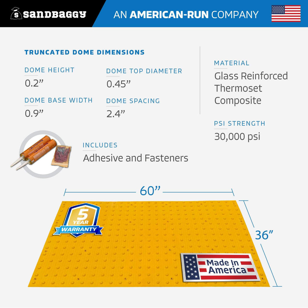 36" x 60" ADA Warning Pads for sale