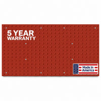 Red 3' x 5' cast-in-place ADA tile with truncated domes