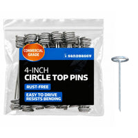 4 inch circle top pins