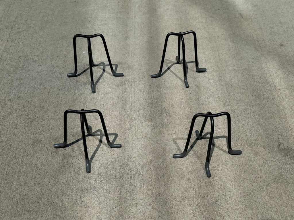 4" Metal Rebar Support Chairs - Plastic Dipped Legs - Rebar #3 to #5