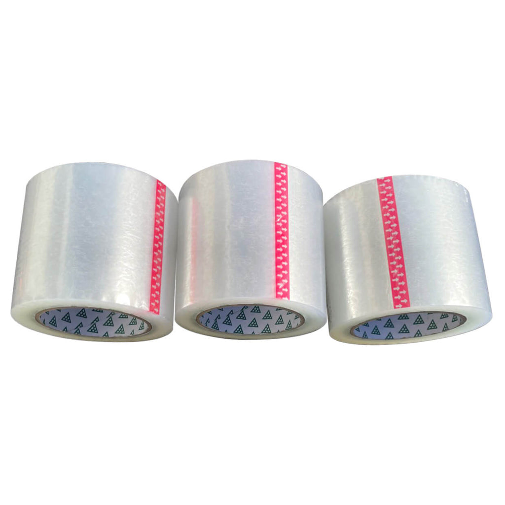 4" Wide Clear Packing Tape Rolls (110 yards)