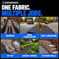 4 oz non woven geotextile landscape fabric