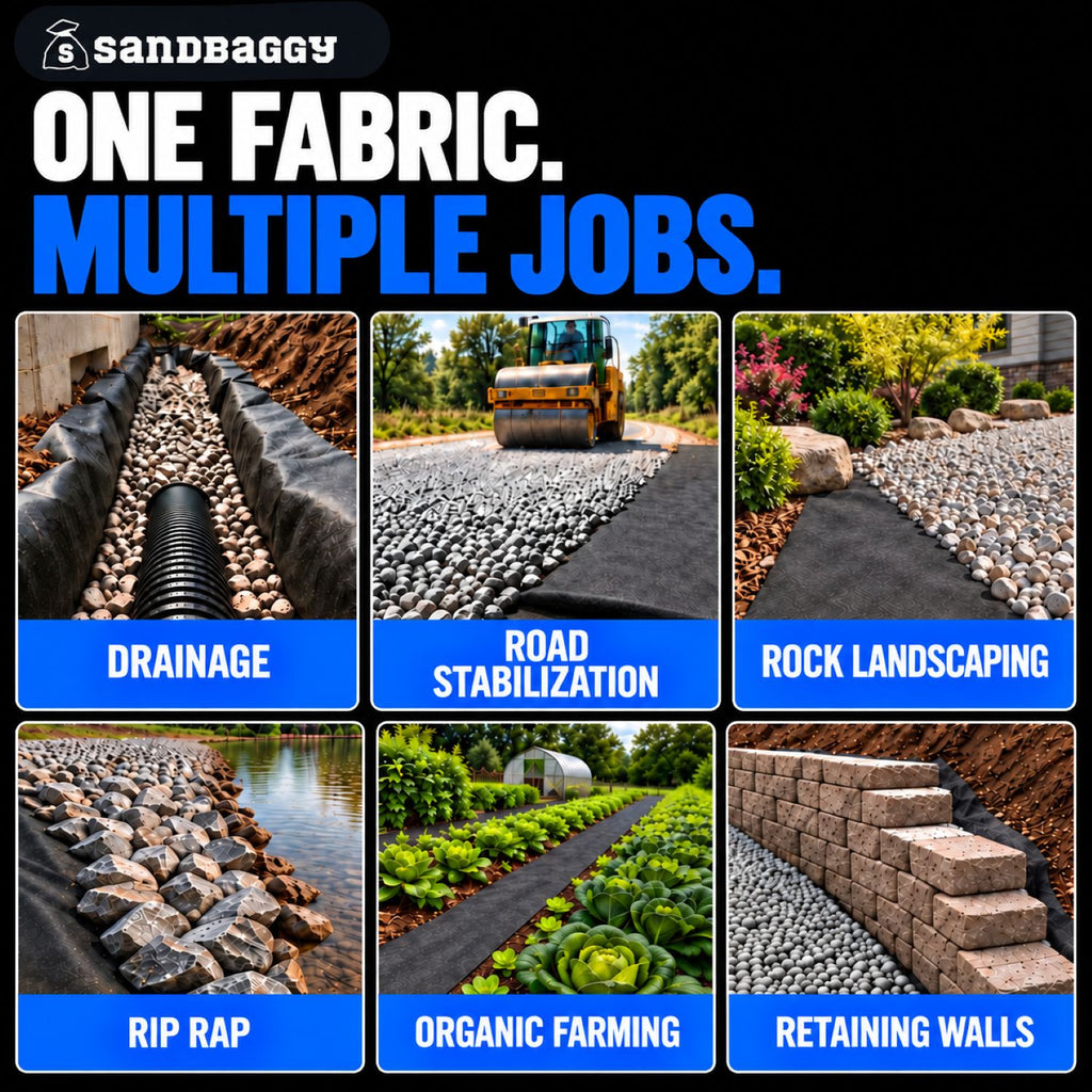 4 oz non woven geotextile landscape fabric