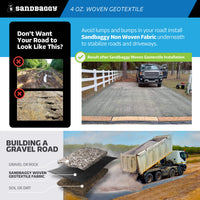woven geotextile for driveway fabric