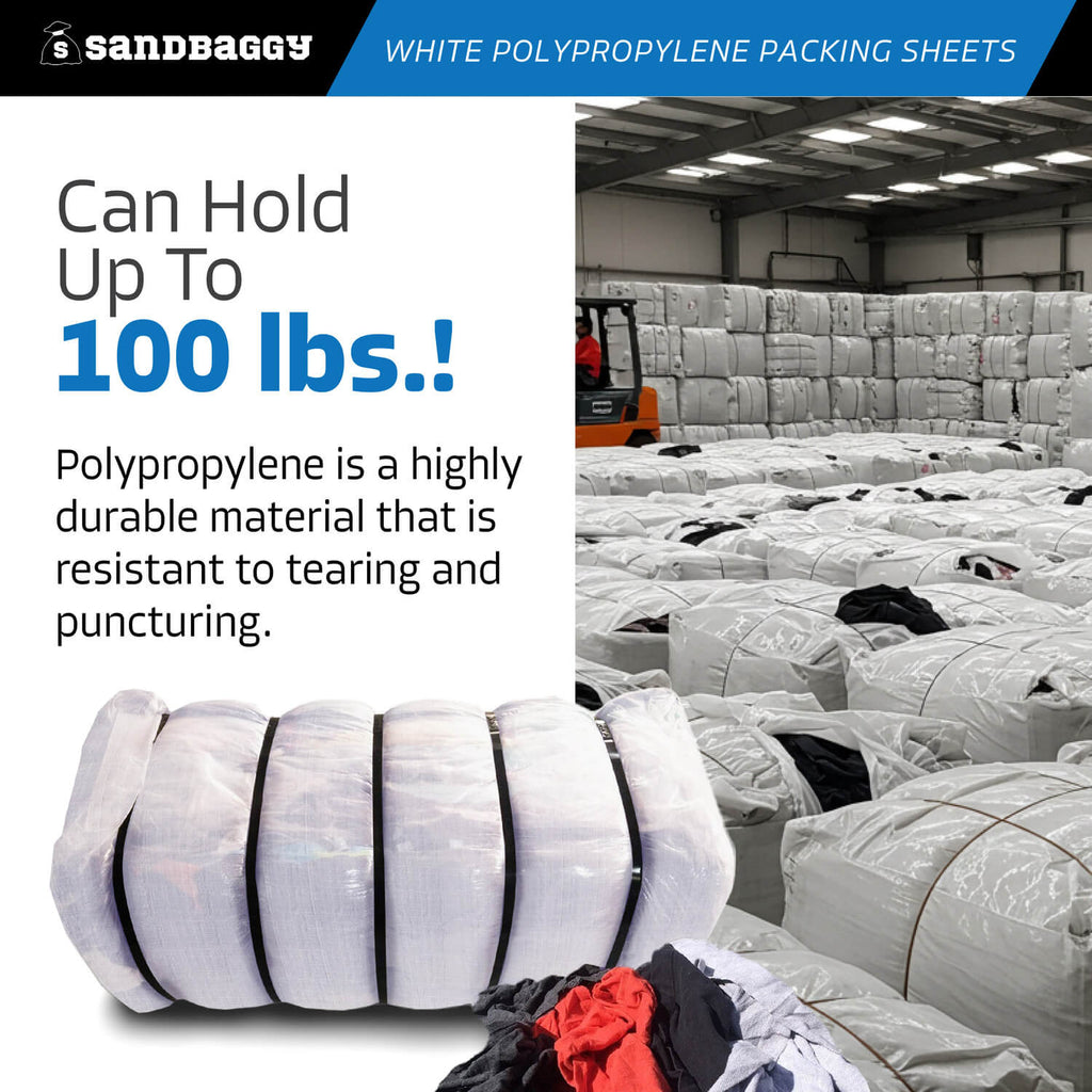 white polypropylene packing sheets - heavy duty