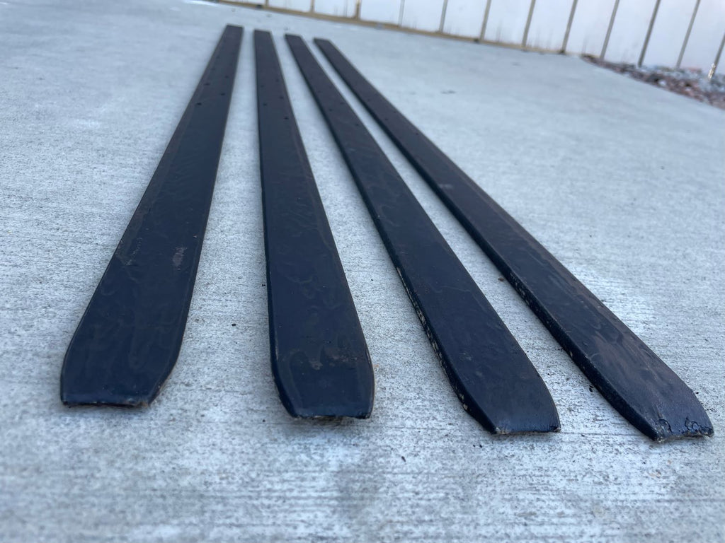 48" Flat Steel Stakes For Concrete Forms With Nail Holes