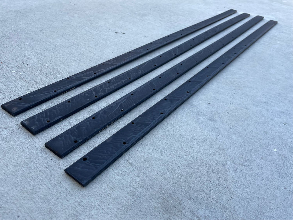 48" Flat Steel Stakes For Concrete Forms With Nail Holes