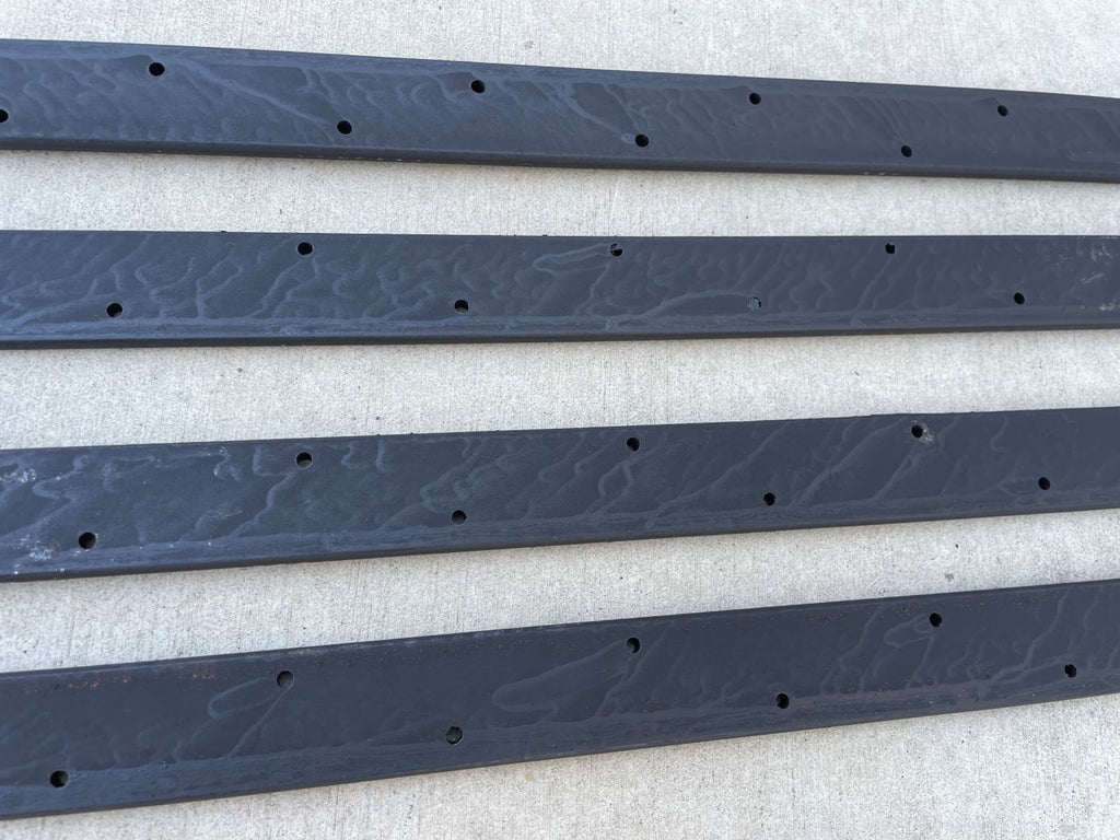 48" Flat Steel Stakes For Concrete Forms With Nail Holes