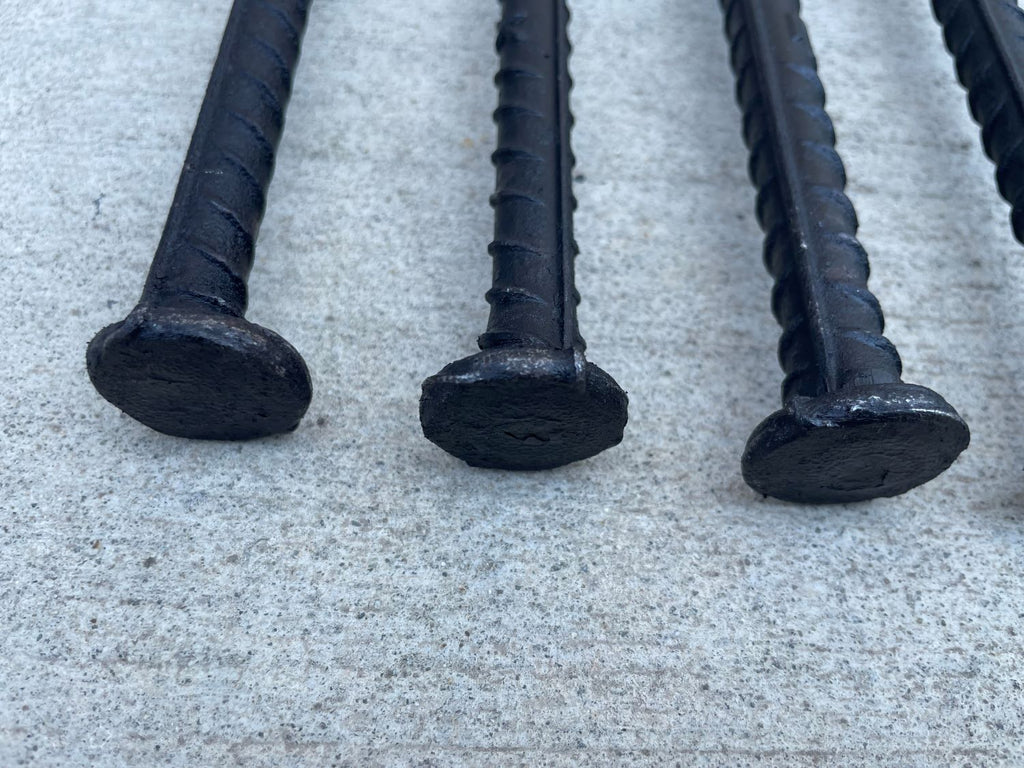 1/2" diameter rebar stakes