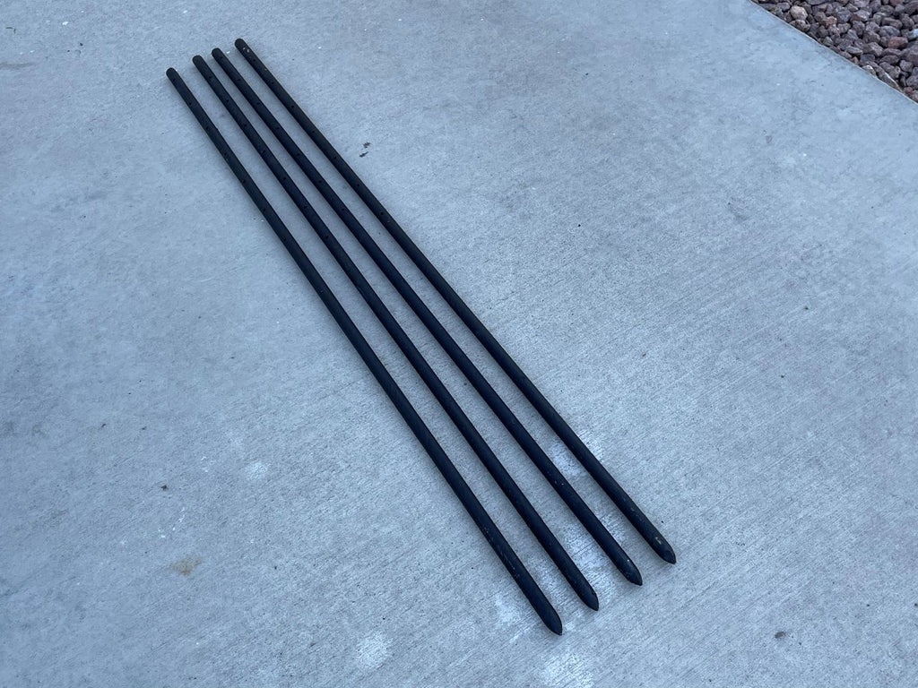 4 ft steel concrete stakes