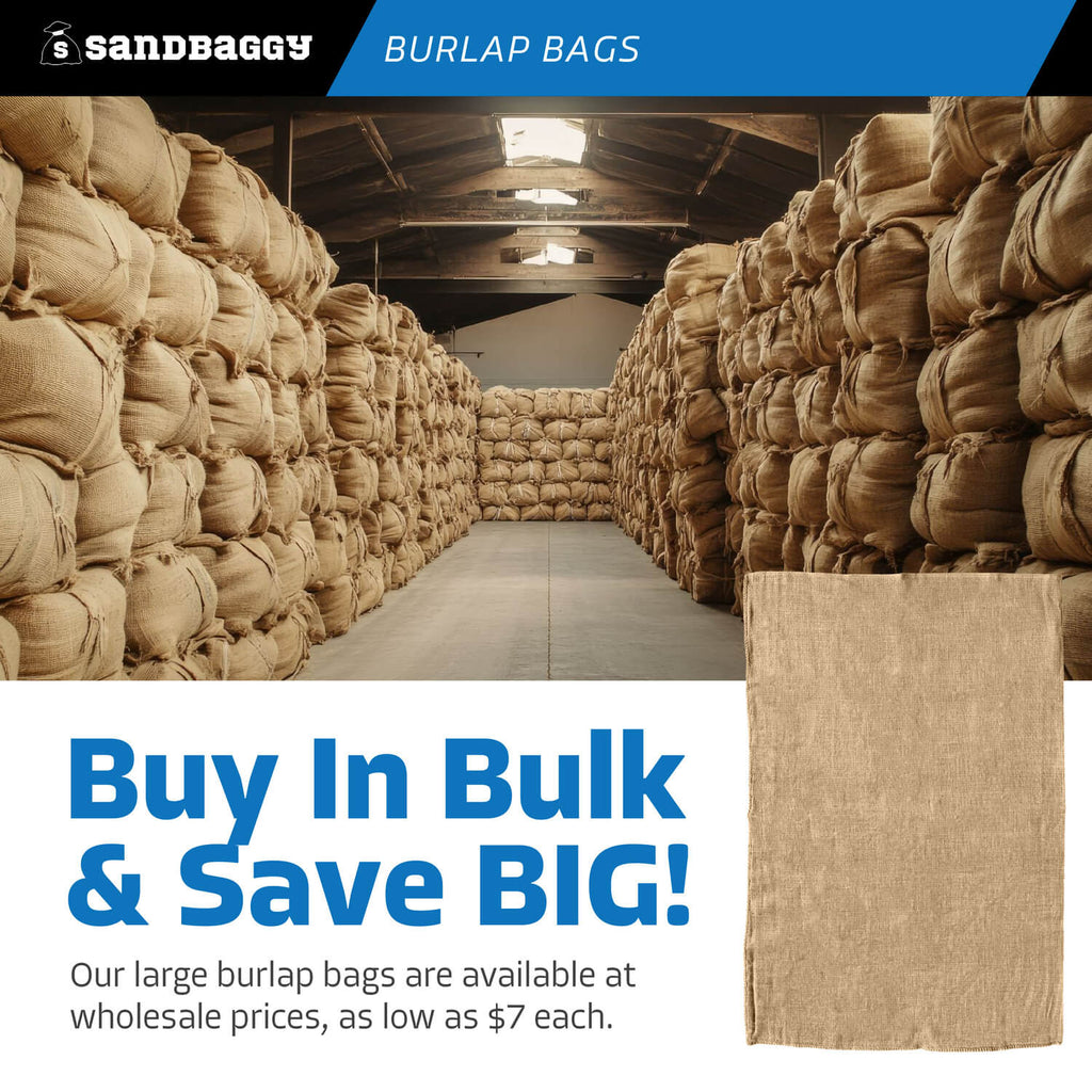 48" x 72" large burlap bags - bulk