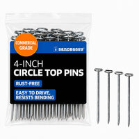 4 inch circle top pins