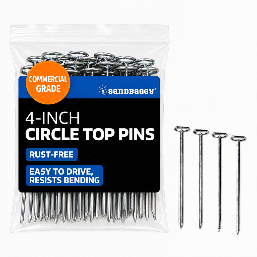 4 inch circle top pins