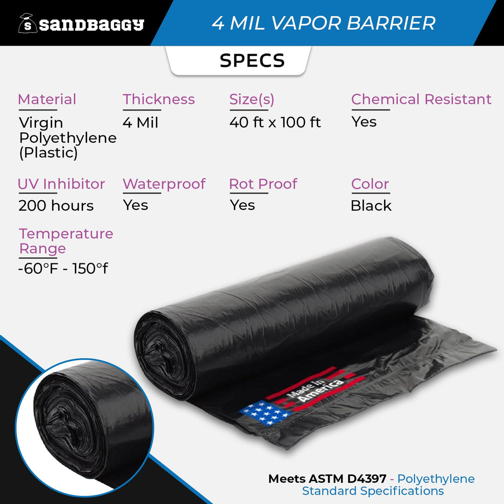4 mil vapor barrier