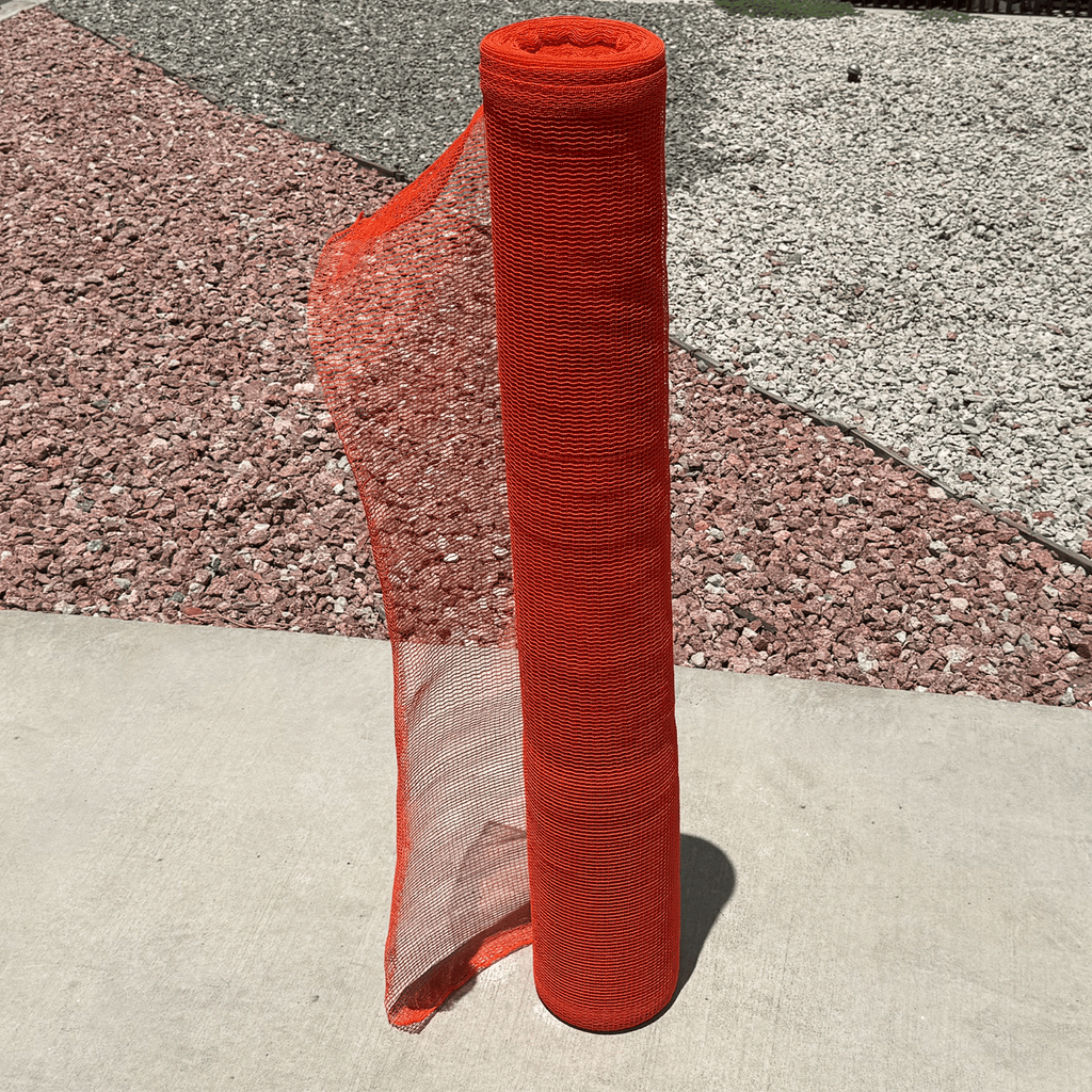 4ft by 150 ft orange debris netting
