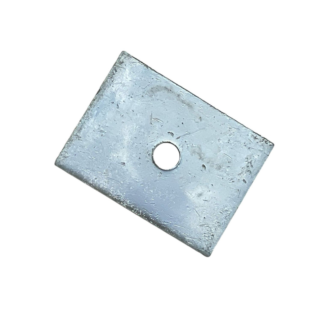 4" x 3" rectangular washer plate - Galvanized