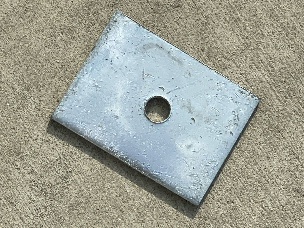 4" x 3" bearing plates - 1/2" hole diameter