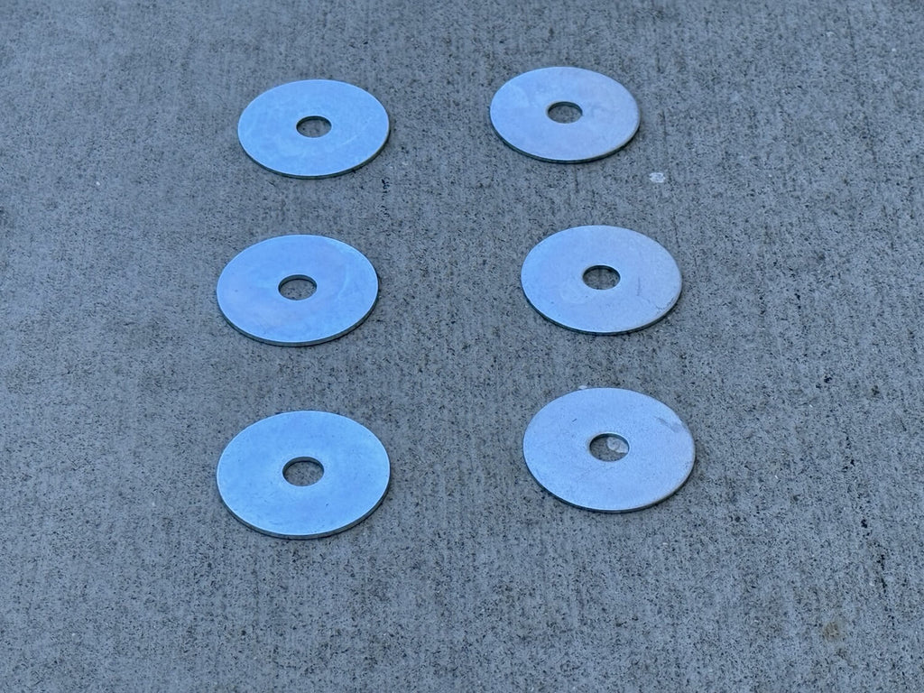 5/16” x 1-1/2” Galvanized Fender Washer (Zinc Plated)