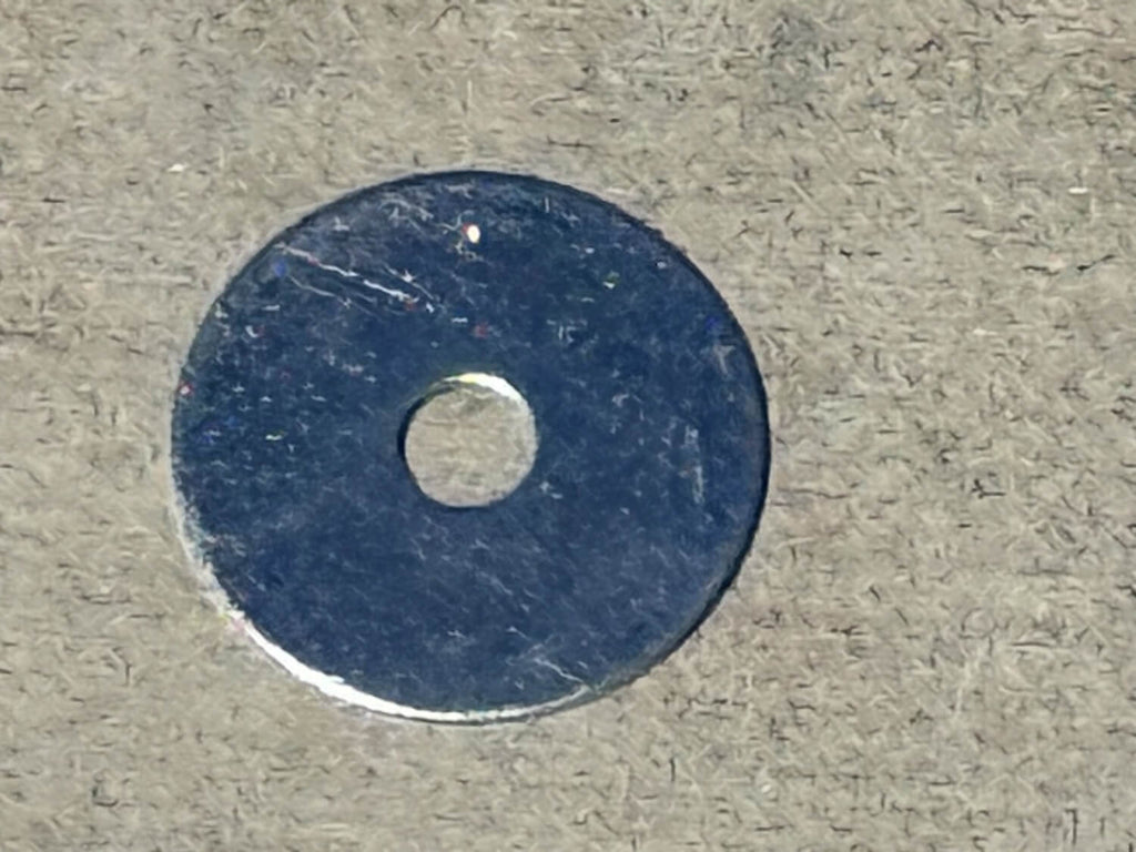 5/16” x 1-1/2” Galvanized Fender Washer (Zinc Plated)