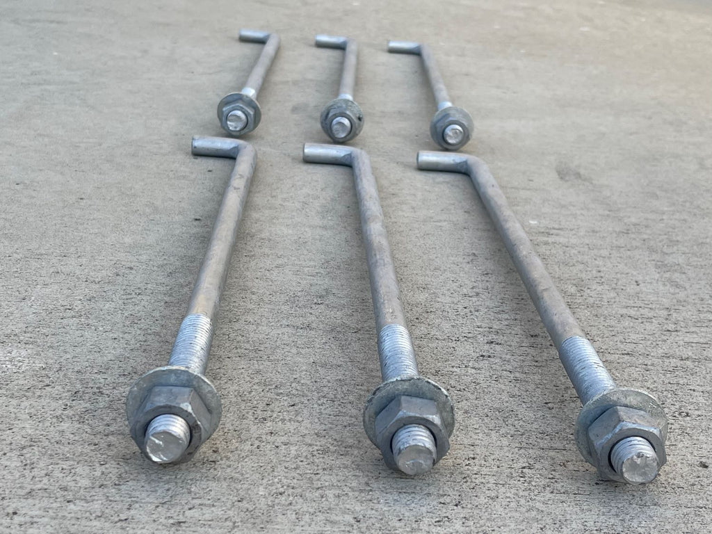 5/8 inch x 16 inch anchor bolts for concrete