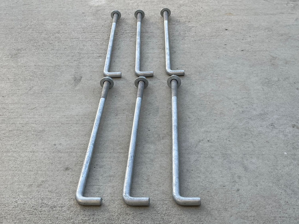 5/8" x 16" l bolt