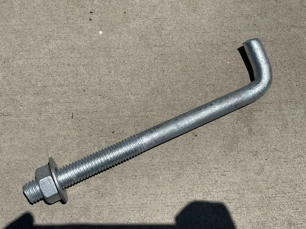 galvanized concrete anchor L-bolts