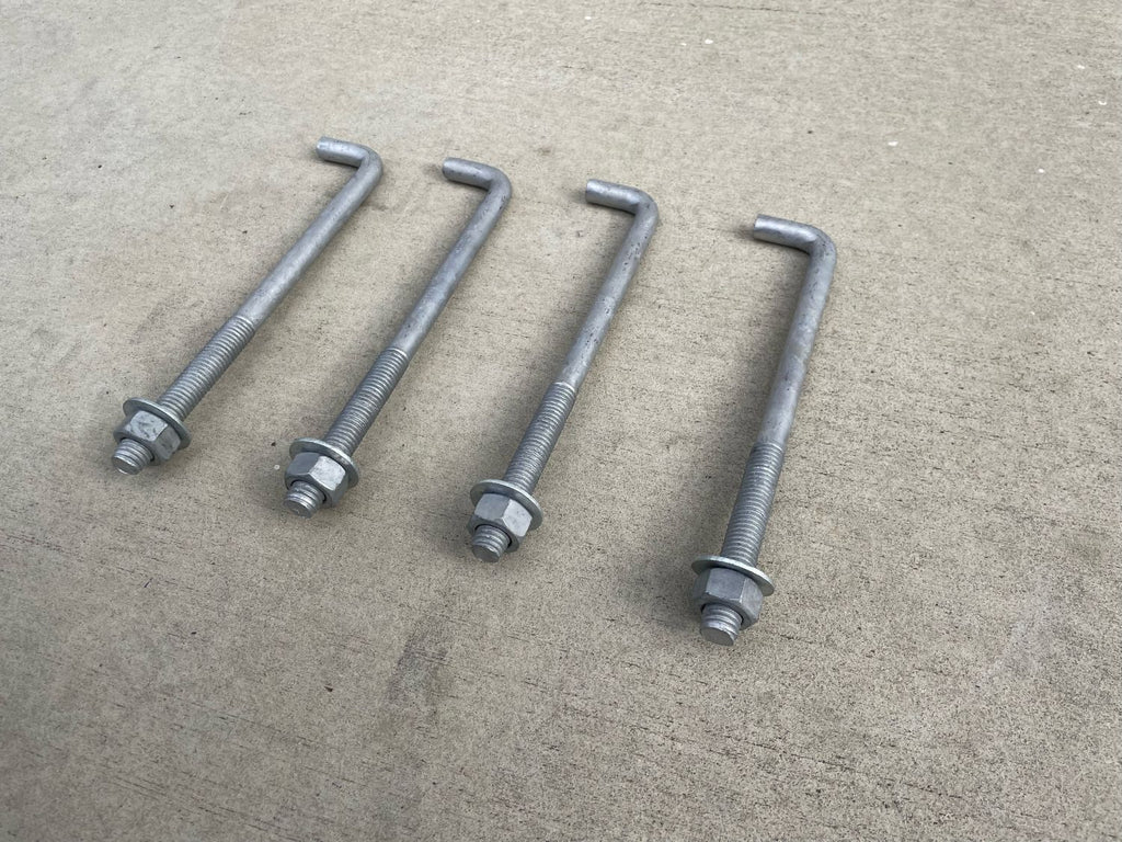 5/8 inch x 10 inch L-Bolt Concrete Anchors