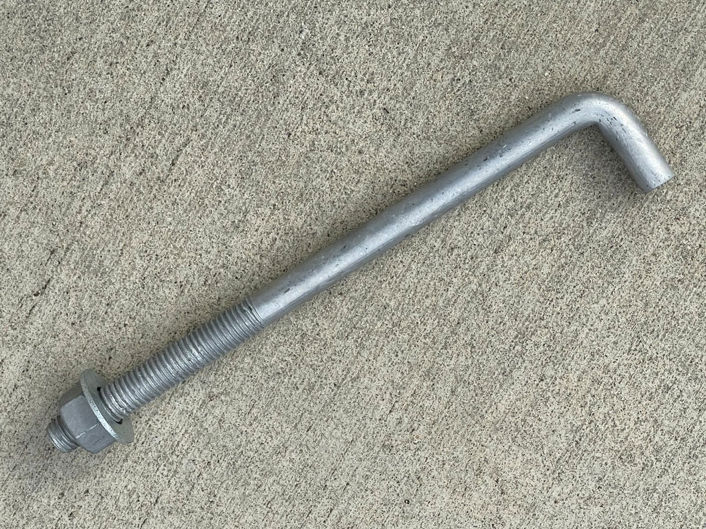 5/8" x 10" concrete bent anchor bolts