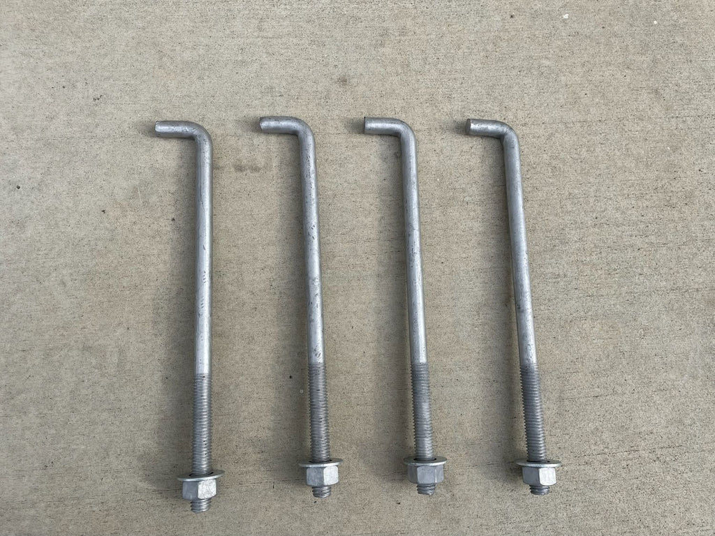 5/8" x 12" concrete bent anchor bolts