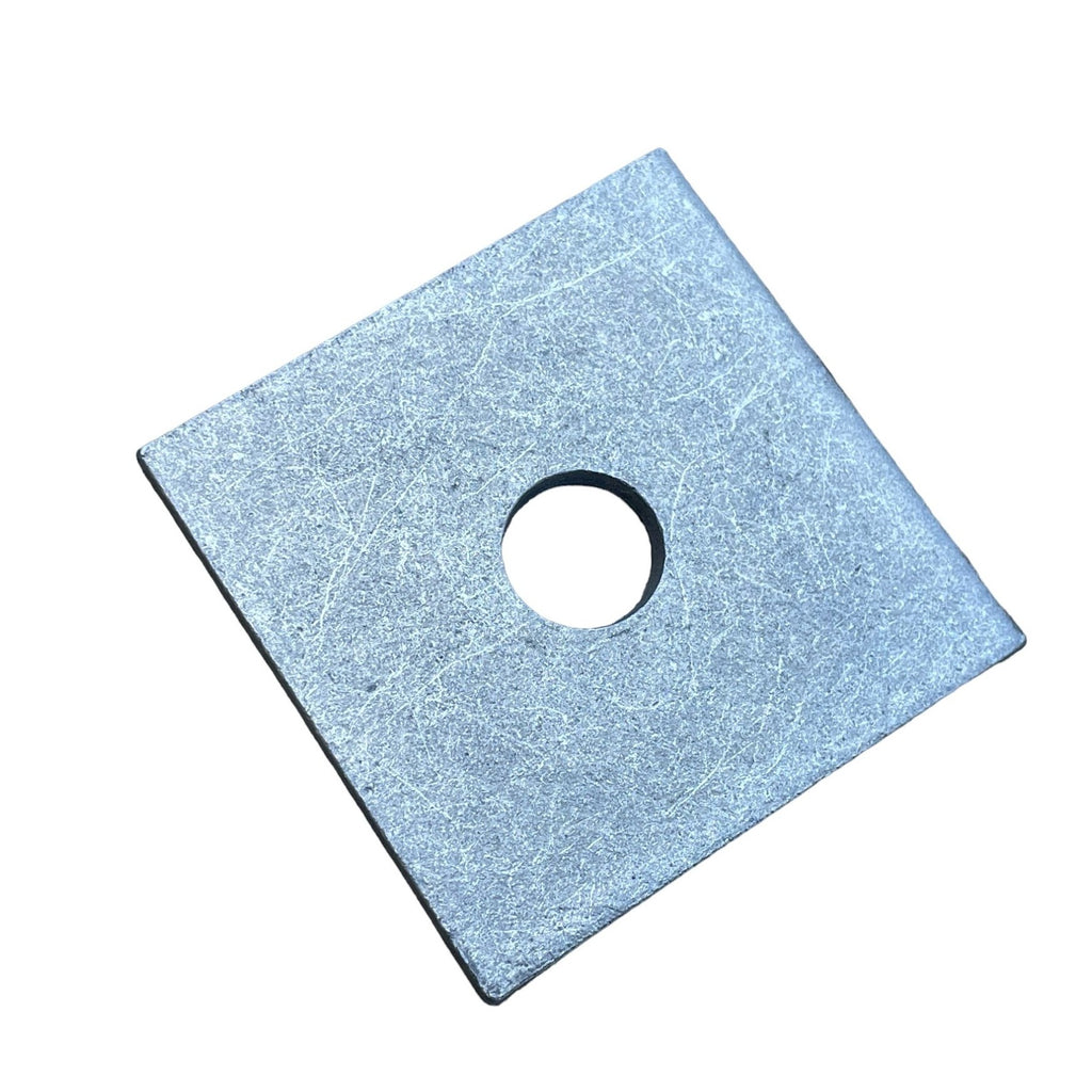 5" x 5" Galvanized square plate washers