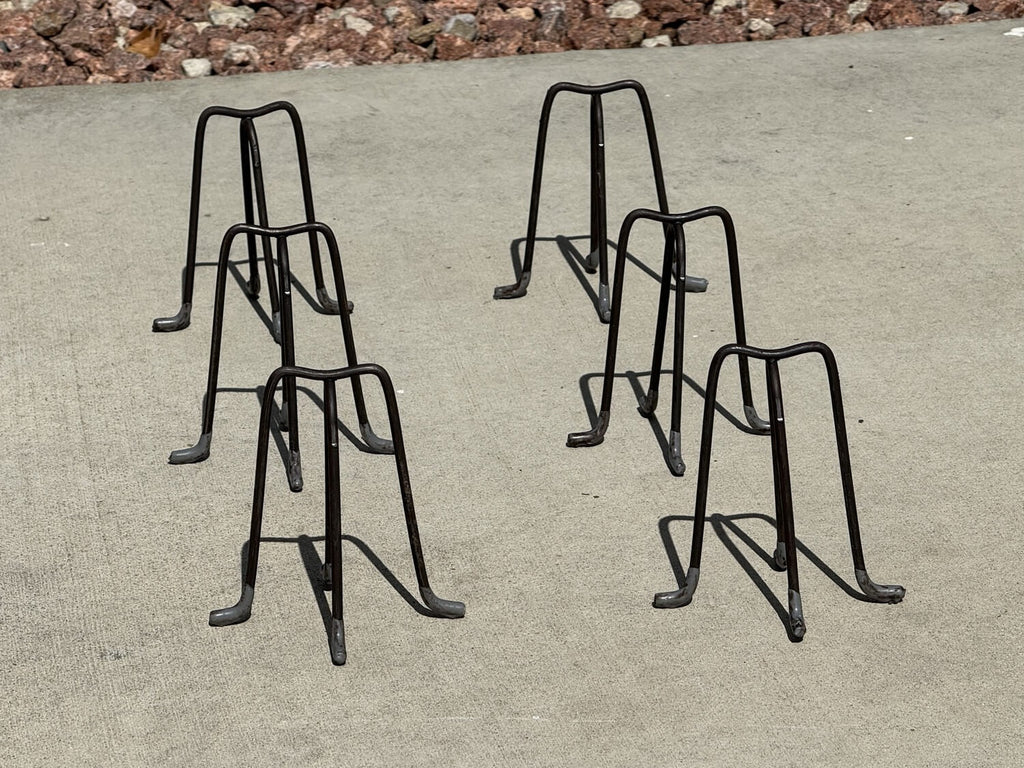 5" Metal Rebar Support Chairs - Plastic Dipped Legs - Rebar #3 to #5