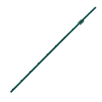 5 ft U Channel Posts for Fences & Signs - Studded Steel, Green