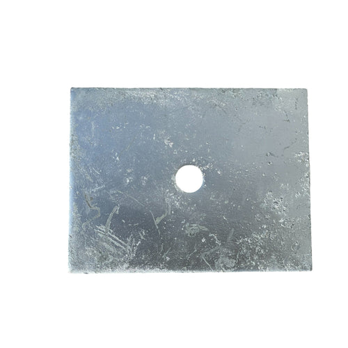 5" x 4" rectangular washer plate - Galvanized