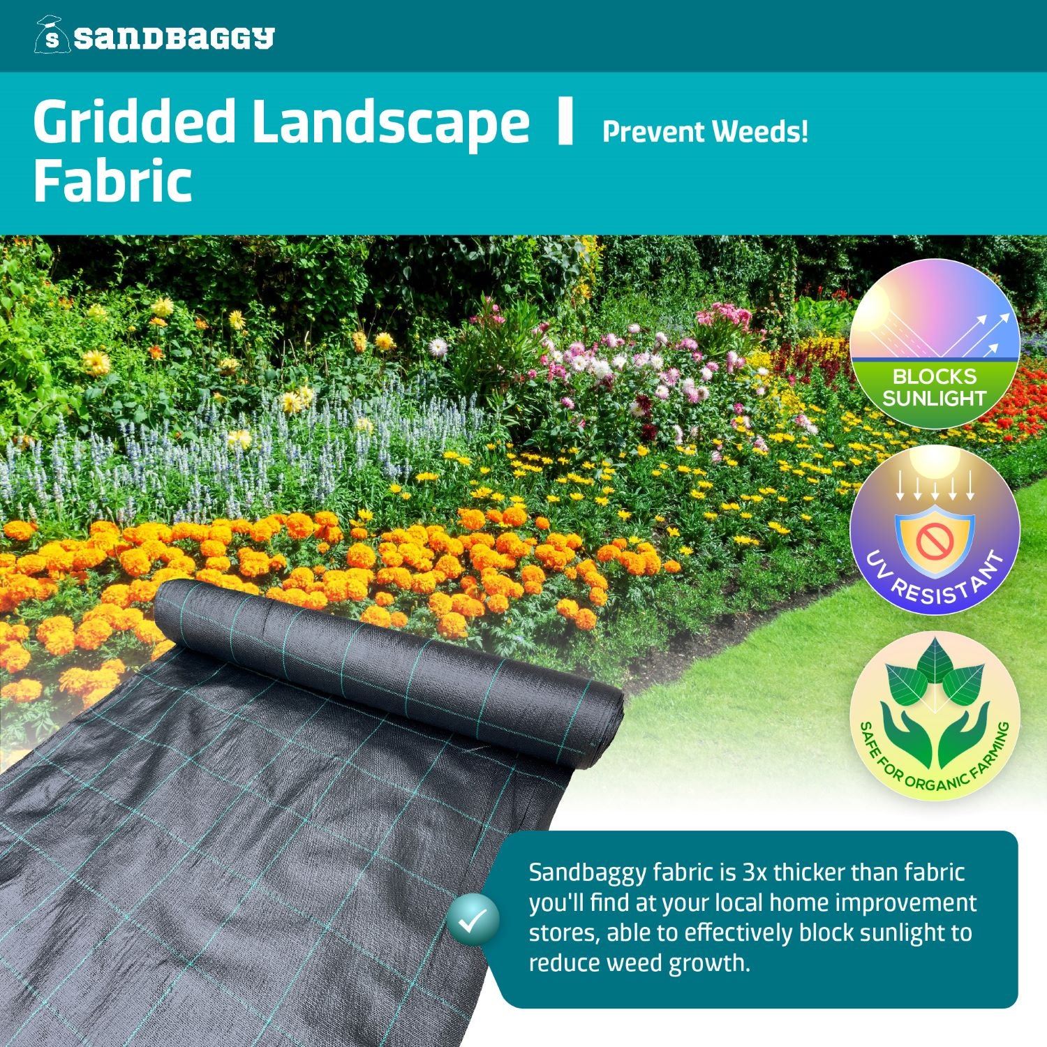 Landscape Fabric, Weed Barrier, Garden Fabric