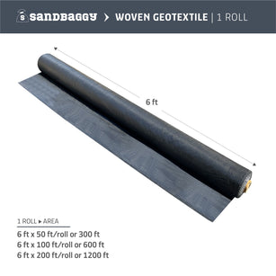 6 ft woven geotextile fabric