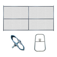 6 ft x 12 ft Temporary Chain Link Fence Panel Kit