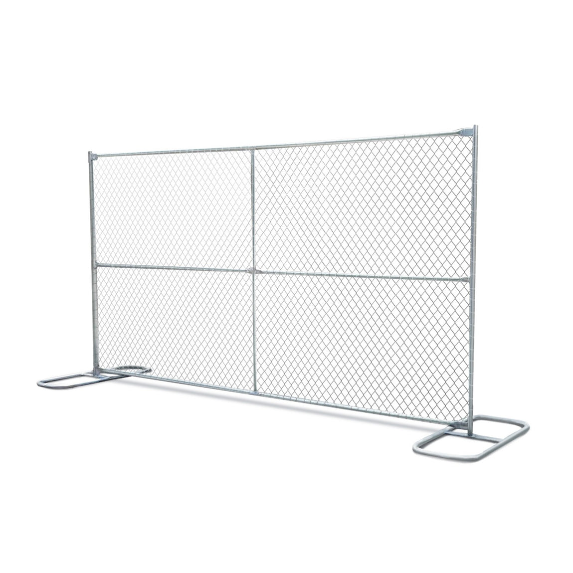 6 ft x 12 ft Temporary Chain Link Fence Panel For Sale (Galvanized