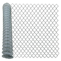 6 ft x 50 ft galvanized chain link fence roll