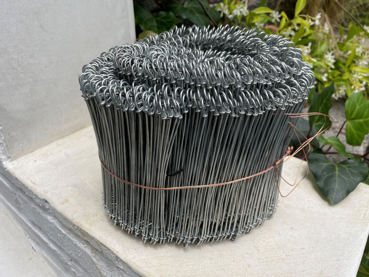 Wire Tier 6 inch Double Loop Galvanized Rebar Wire Ties - 16 Gauge Steel
