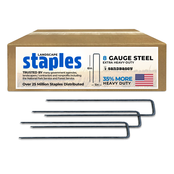 Extra Heavy Duty 6-Inch Landscape Staples