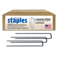 landscape staples 9 gauge steel
